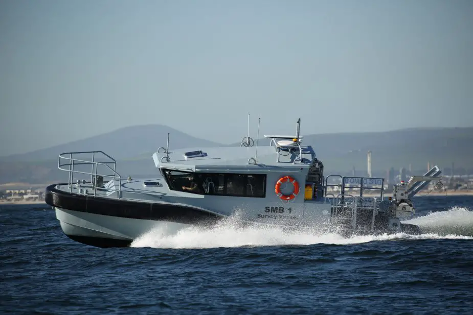 Paramount Maritime launches first survey motor boat for South African Navy 925 001