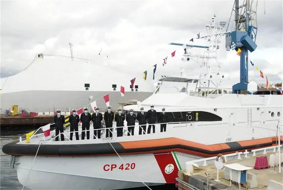 Russian Vyborg Shipyard laid the Purga ice class coastguard ship of project 23550 925 001