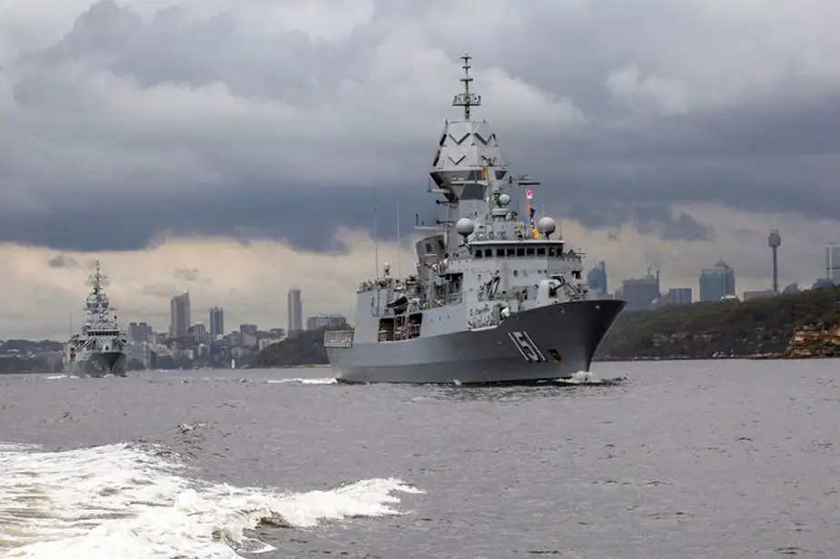 historie historisk Smil Australian Navy's Warships depart Sydney for first major Fleet exercise of  2020