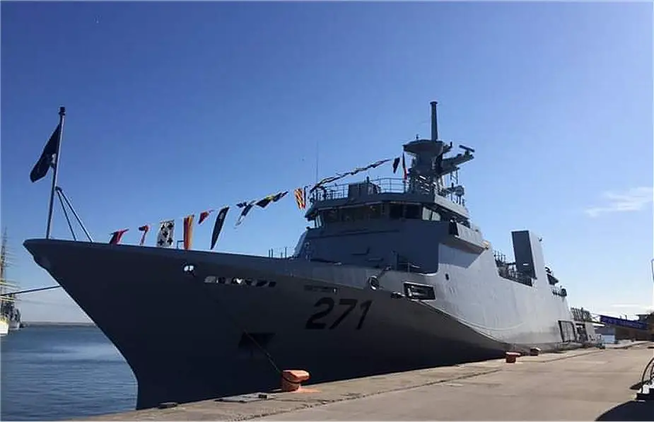 Pakistan Navy has commissioned PNS YARMOOK F 271 Damen OPV 1900 925 001