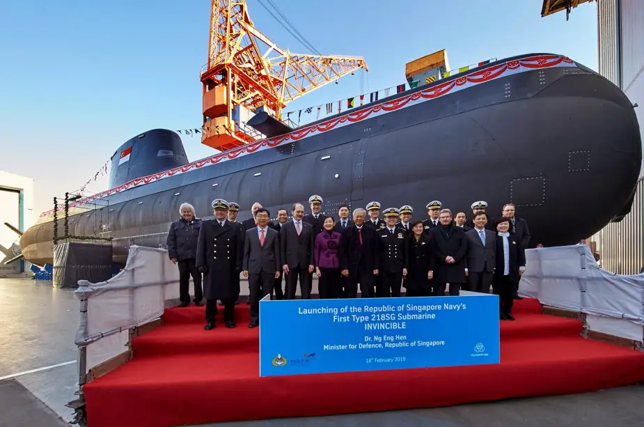First German Invincible class submarine to be delivered to Singapore Navy in 2022 925 001
