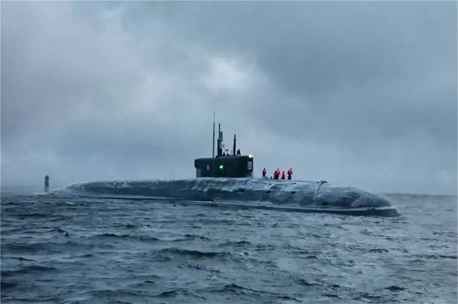 Russian shipyard floats out first serial Borei A class nuclear powered submarine 925 002
