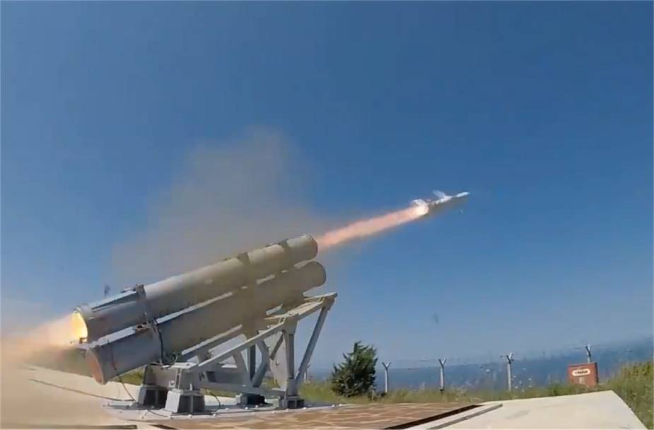 Turkey successfully conducts test launch of local made ATMACA anti ship missile 925 001