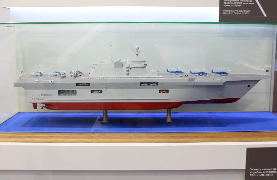 Analyses Russian Navy starts production of amphibious assault ships Project 23900 Part 2 925 002