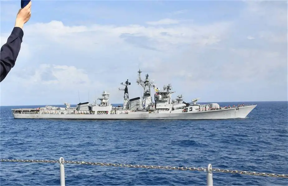 India and Japan navies conduct sea training exercise at the Indian Ocean 925 002