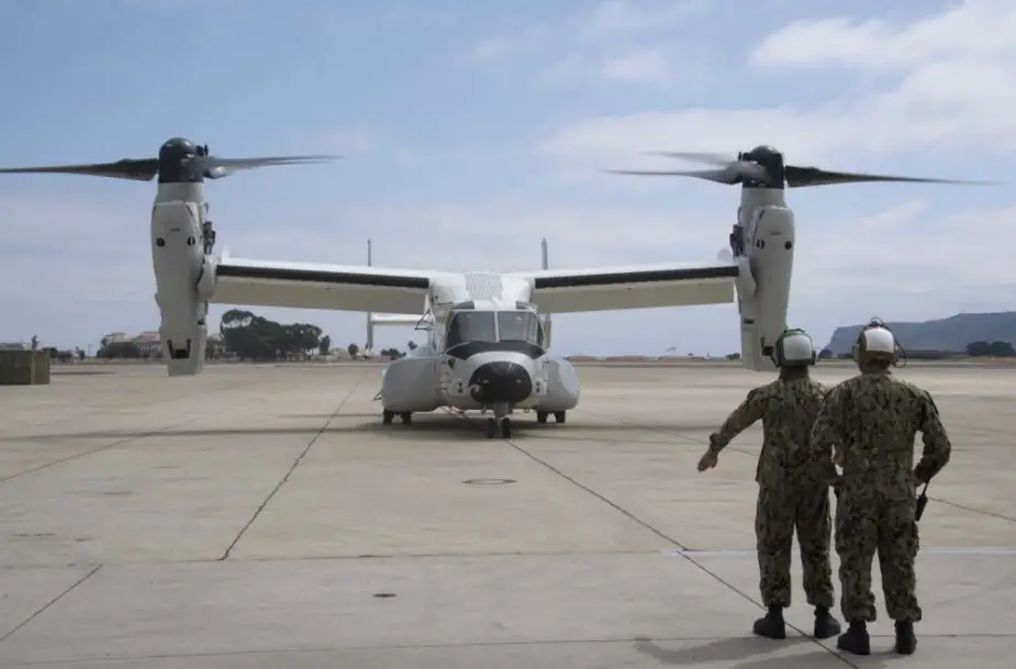 US Navy First CMV 22B Arrives at Naval Air Station North Island for Operational Use 925 001