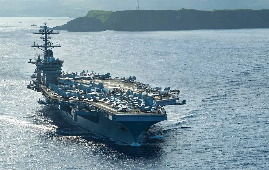 US Navy USS Theodore Roosevelt CVN 71 Nimitzclass aircraft carrier