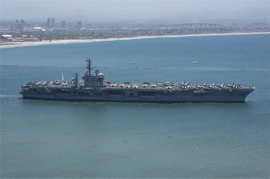 US Navy aircraft carrier USS Nimitz and its Carrier Strike Group deployed for global naval security operations 925 001