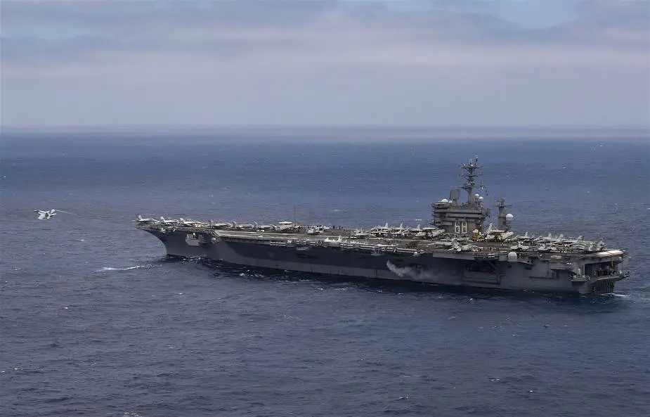 US Navy aircraft carrier USS Nimitz conducts flight operations before deployment 925 001