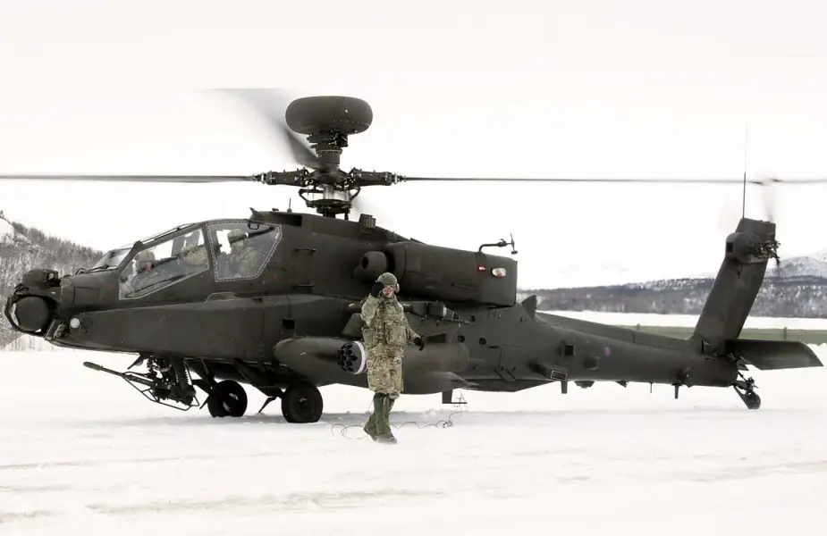 Royal Navy work with Apache helicopters during Cold Response Excercise 925 002