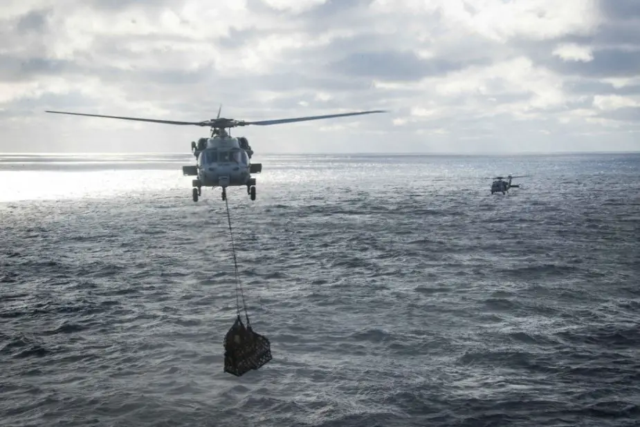 USS Gerald R. Ford Perfects Sustainability at Sea with First Vertical Replenishment 925 002