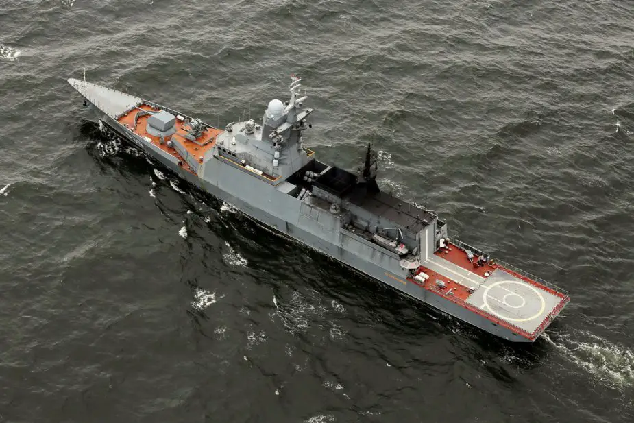 Russian Vyborg Shipyard laid the Purga ice class coastguard ship of project 23550 925 001