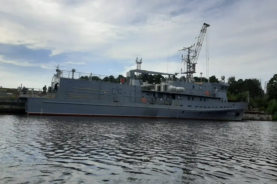 Russian Vyborg Shipyard laid the Purga ice class coastguard ship of project 23550 925 001