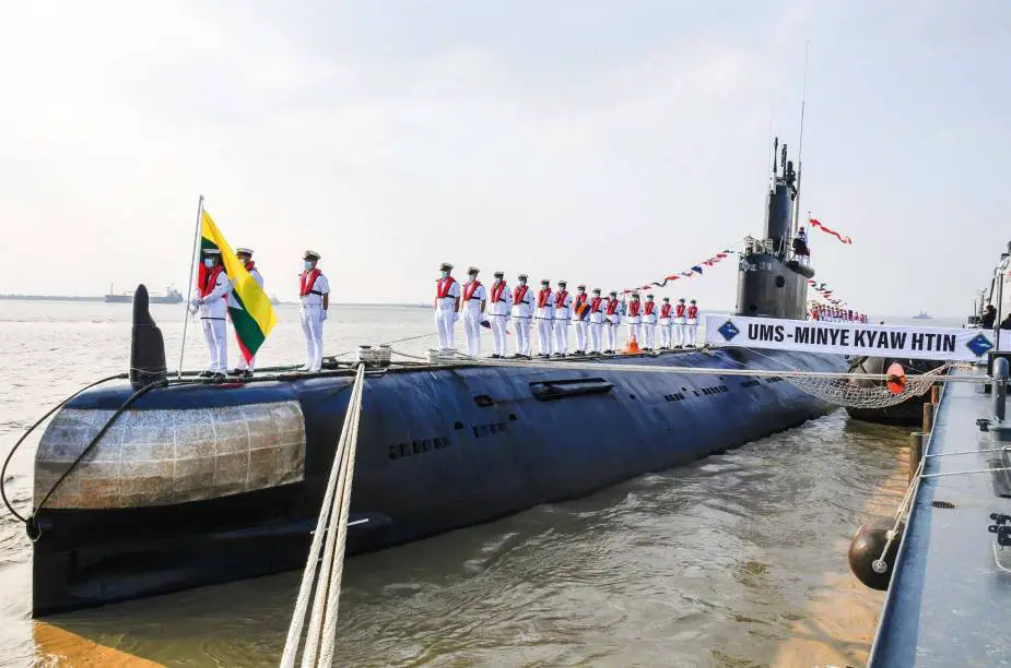 Myanmar commissions the UMS Minye Kyaw Htin Chinese-made Type 035 submarine