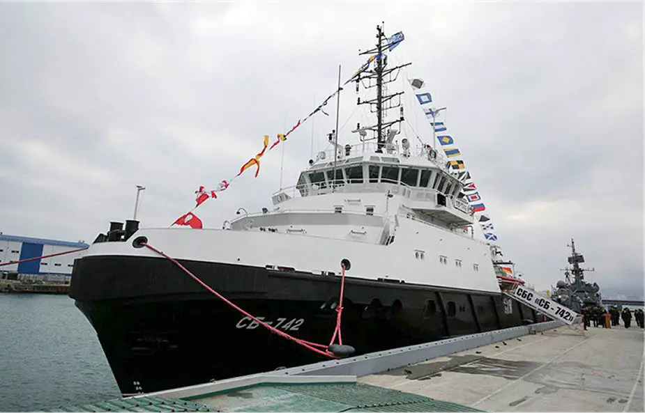 Russian Vyborg Shipyard laid the Purga ice class coastguard ship of project 23550 925 001