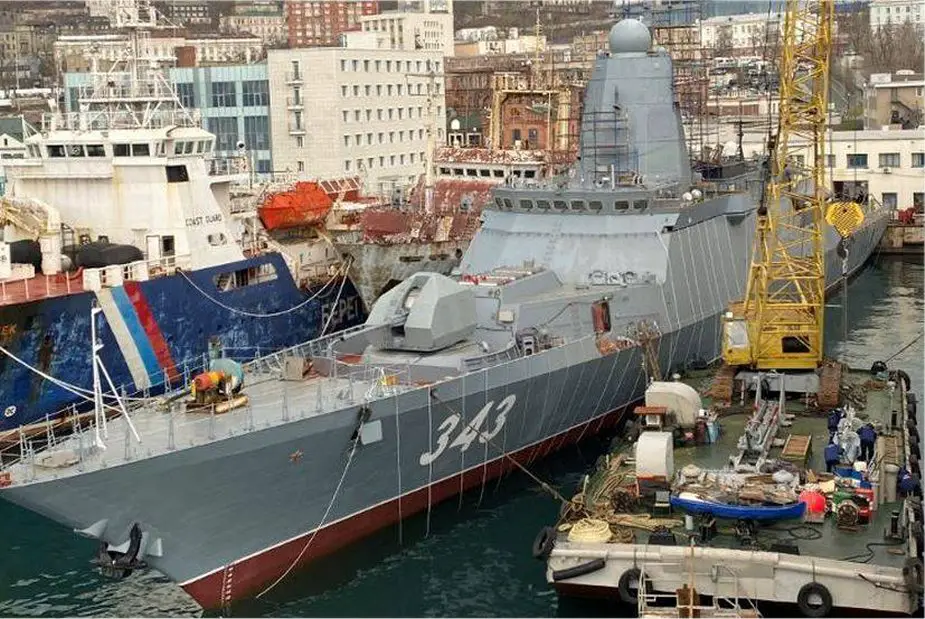 Russian Vyborg Shipyard laid the Purga ice class coastguard ship of project 23550 925 001