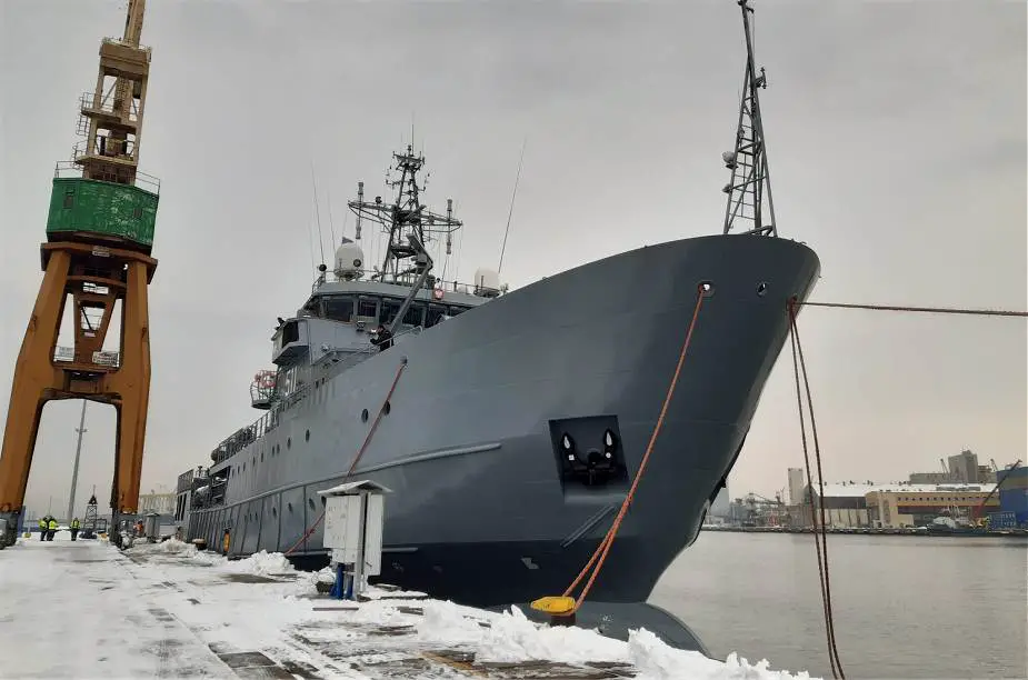 Russian Vyborg Shipyard laid the Purga ice class coastguard ship of project 23550 925 001