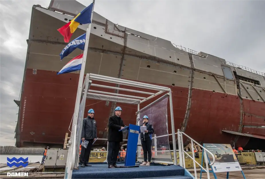 Russian Vyborg Shipyard laid the Purga ice class coastguard ship of project 23550 925 001