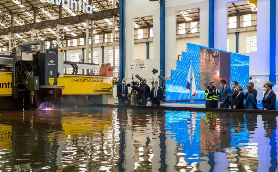 Russian Vyborg Shipyard laid the Purga ice class coastguard ship of project 23550 925 001