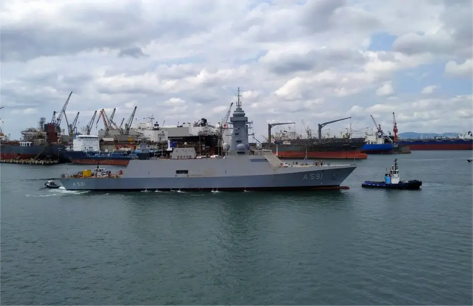 وضع حوض بناء السفن الروسي فيبورغ سفينة حرس السواحل من فئة بورجا الجليدية للمشروع 23550925001