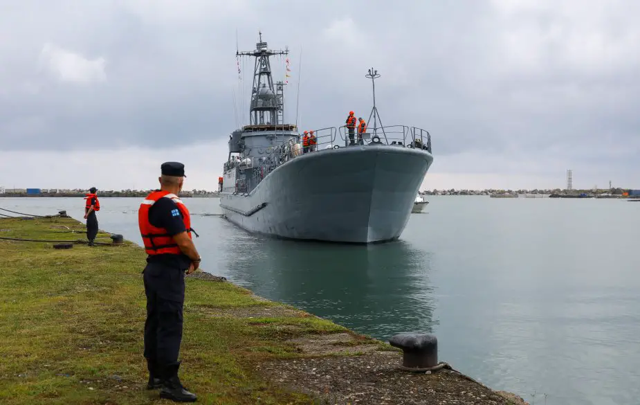 Russian Vyborg Shipyard laid the Purga ice class coastguard ship of project 23550 925 001