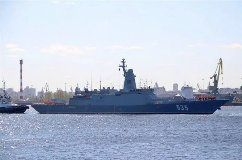 Russian Vyborg Shipyard laid the Purga ice class coastguard ship of project 23550 925 001