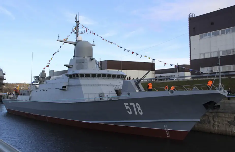 Russian Vyborg Shipyard laid the Purga ice class coastguard ship of project 23550 925 001