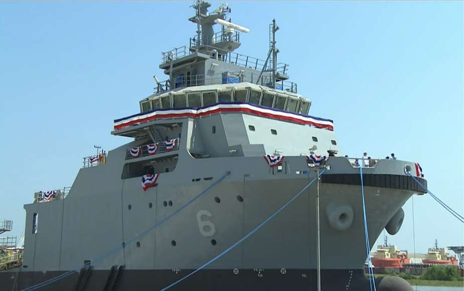 Russian Vyborg Shipyard laid the Purga ice class coastguard ship of project 23550 925 001