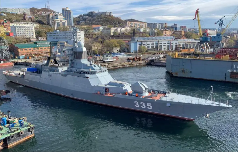 Russian Vyborg Shipyard laid the Purga ice class coastguard ship of project 23550 925 001