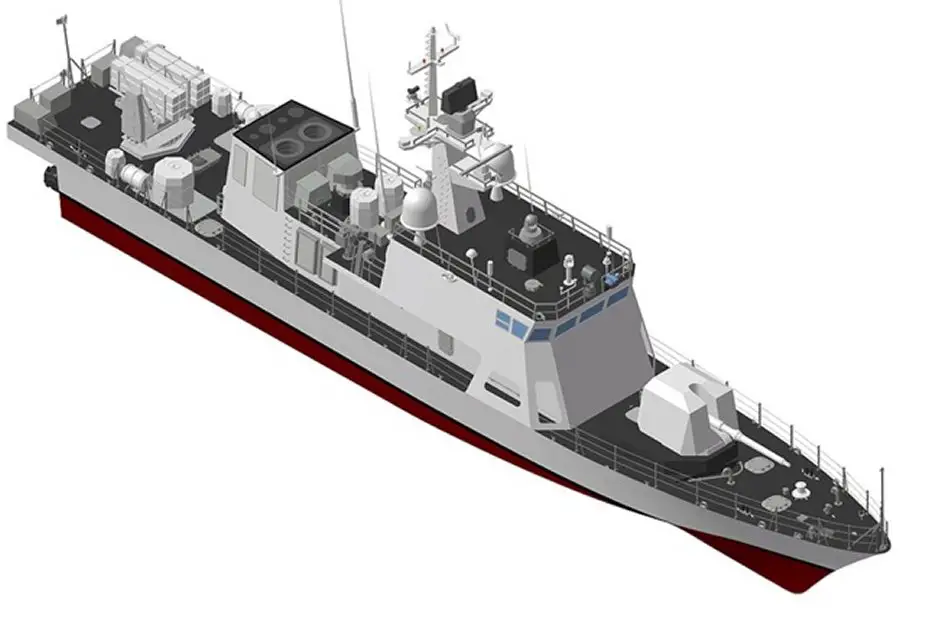 Russian Vyborg Shipyard laid the Purga ice class coastguard ship of project 23550 925 001