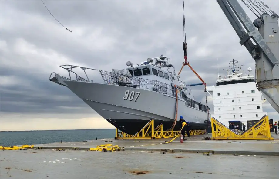 Russian Vyborg Shipyard laid the Purga ice class coastguard ship of project 23550 925 001