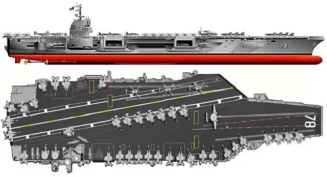 The Gerald R. Ford class is the future aircraft carrier replacement class for USS Enterprise and the Nimitz class aircraft carriers. CVN-78, CVN-79, and CVN-80 are the first three ships in this U.S. Navy’s new class of nuclear-powered aircraft carriers (CVNs). First of class Gerald R. Ford (CVN 78) was ordered from Newport News Shipbuilding on Sept. 10, 2008, and is scheduled to be delivered in 2015.