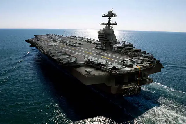USS Gerald R Ford CVN 78 class aircraft carrier US Navy 3
