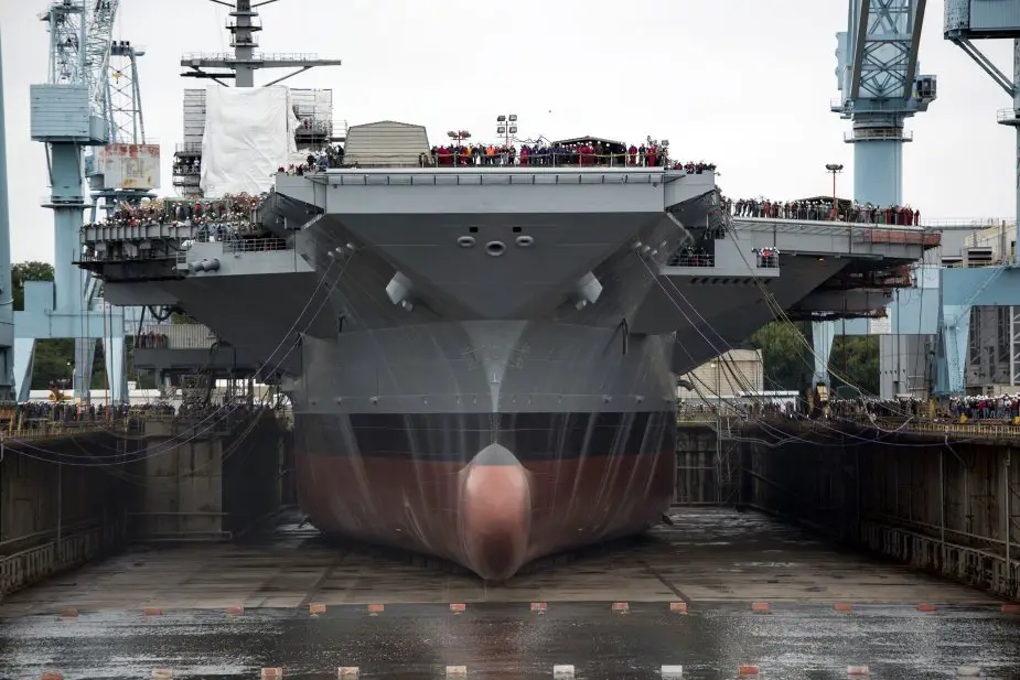 USS Gerald R Ford CVN 78 class aircraft carrier US Navy 925 006