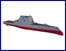 The U.S. Navy has awarded General Dynamics Bath Iron Works $212 million for the design and construction of a steel deckhouse and hangar and construction of aft Peripheral Vertical Launching System (PVLS) modules for integration into Lyndon B Johnson (DDG 1002), the third ship of the U.S. Navy’s Zumwalt-class of guided missile destroyers. General Dynamics Bath Iron Works is a business unit of General Dynamics.