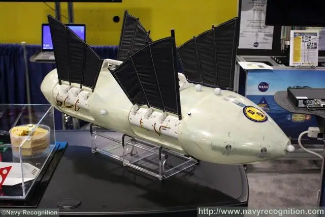 At Sea-Air-Space 2015, the US Navy's Naval Research Laboratory is showcasing and actively controlled curvature robotic fin based on the pectoral fin of a coral reef fish, the bird wrasse. This fin, which generates 3D vectorel thrust through actuation of fin and fin rib stroke angles, has been integrated onto a man-portable, unmanned underwater vehicle called WANDA – Wrasse-inspired Agile Near-shore Deformable-fin Automaton.
