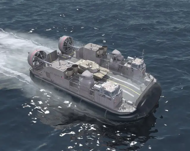 During Sea-Air-Space 2015, Textron Systems Marine & Land Systems announced it has been awarded a $84,087,095 contract option from the U.S. Navy Naval Sea Systems Command for two next-generation Landing Craft, Air Cushion (LCAC) vehicles and associated technical manuals as part of the Ship-to-Shore Connector (SSC) program. Marine & Land Systems will assemble crafts 102 and 103 at its New Orleans Shipyard. Deliveries are expected in the fourth quarter of 2019. 