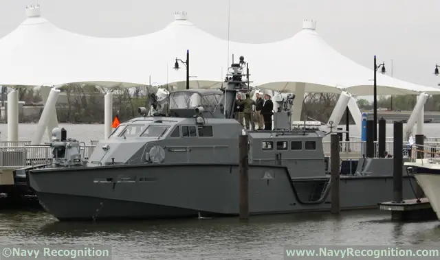 Navy Expeditionary Combat Command was showcasing its brand new MK VI Patrol Boat (PB) during Sea-Air-Space 2015. Navy Recognition discussed with Commander Pete Berning, U.S. Navy Coastal Riverine Force, (whom we already met last year). The MK VI is a next generation PB and the latest addition to the US Navy fleet.