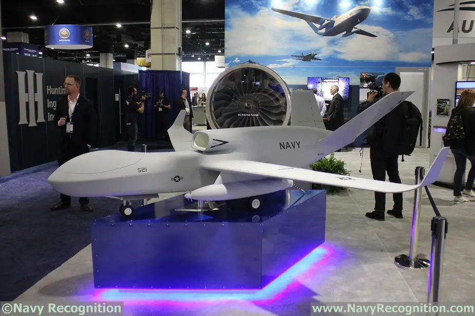 SAS 2018 General Atomics Showcasing its MQ 25 Unmanned Tanker 1