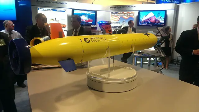 Sandshark Micro AUV Bluefin robotics General Dynamics SNA 2017