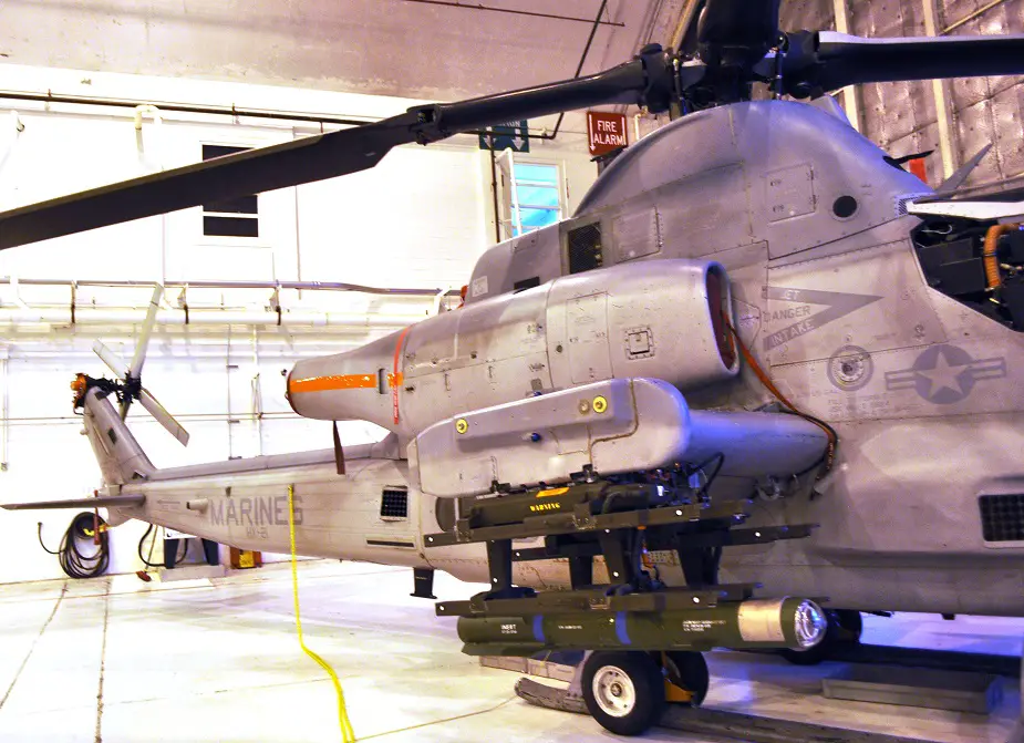 U.S. Navy tests new joint-air-to-ground missile on AH-1Z helicopter