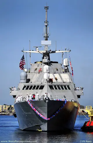 The Freedom class of littoral combat ships (LCS) is Lockheed Martin's design proposal to the US Navy's requirement for the LCS class ships. The LCS concept emphasizes speed and modularity thanks to its flexible mission module spaces. According to US Navy, the LCS is "envisioned to be a networked, agile, stealthy surface combatant capable of defeating anti-access and asymmetric threats in the littorals."