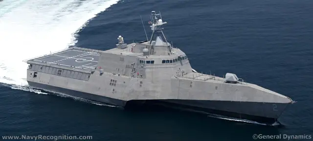 The Independence class of littoral combat ships (LCS) is General Dynamics and Austal's design proposal to the US Navy's requirement for the LCS class ships. The LCS concept emphasizes speed and modularity thanks to its flexible mission module spaces. According to US Navy, the LCS is "envisioned to be a networked, agile, stealthy surface combatant capable of defeating anti-access and asymmetric threats in the littorals."