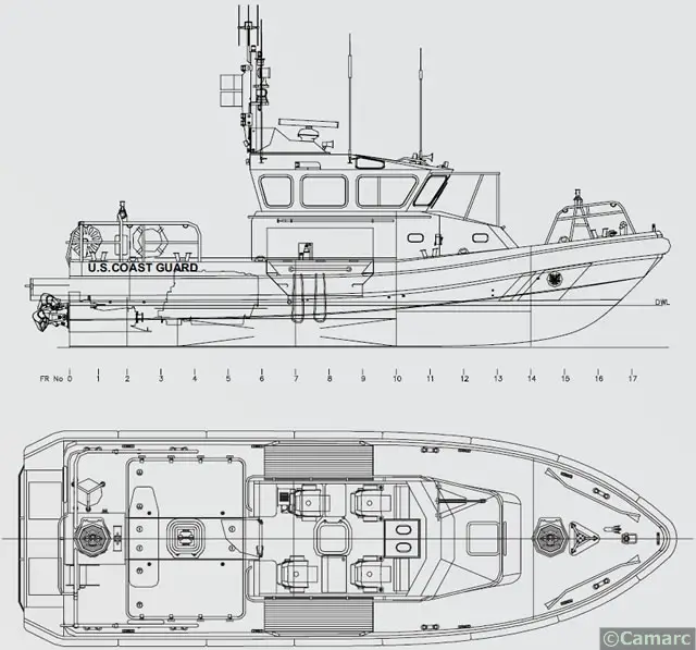 Kvichak Marine's Response Boat Medium (RB-M) is a 13.7 meter fast patrol boat operated by the US Coast Guard for Maritime Security, Homeland Security and SAR missions. It is capable of speeds in excess of 40 knots and is self-righting in all conditions.