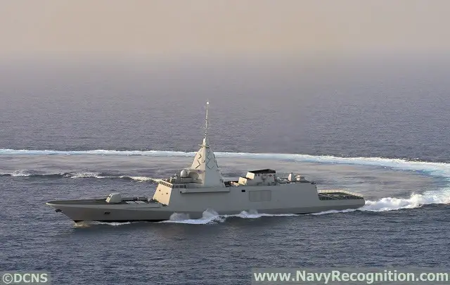 At PACIFIC 2015, the international maritime exposition currently held in Sydney Australia, DCNS shared with Navy Recognition some computer generated images (CGI) showing a FREMM multi-mission frigate fitted with CEA's CEAFAR 2 radar. The conceptual images are representative of DCNS proposal for the SEA5000 program which calls for the replacement of 9 Anzac class frigates.