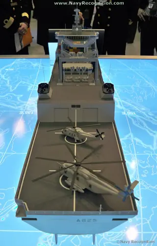 DCNS presented during Euronaval 2010 its new-generation underway replenishment tanker and logistic supply vessel named BRAVE (Bâtiment RAVitailleur d'Escadre). The design currently in development should answer French Navy needs to replace the Durance class. BRAVE will also be available to international customers.