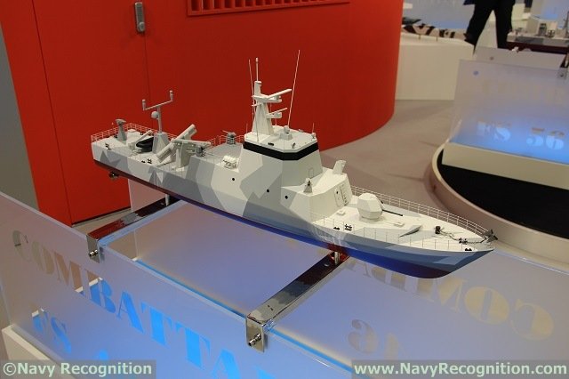 CMN unveals its Combattante FS 46 Fast Attack Craft at EURONAVAL 2014