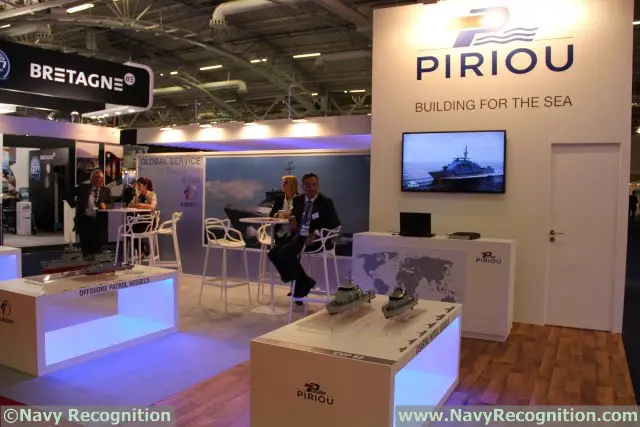 Piriou stand at EURONAVAL 2014