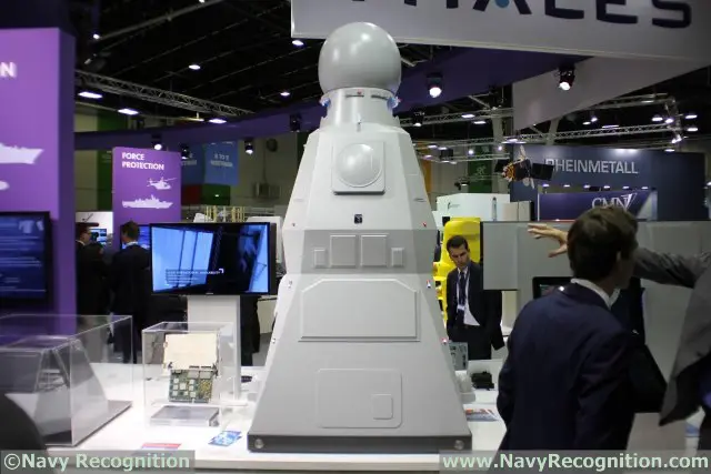 Thales presents its new integrated mast I-Mast 500 at EURONAVAL 2014