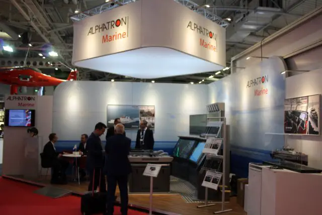 At Euronaval 2016 Alphatron Marine swhocased its one man bridge 003